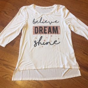 Copper Key cream tunic size XL